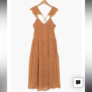 Madewell Floral Georgette Dress